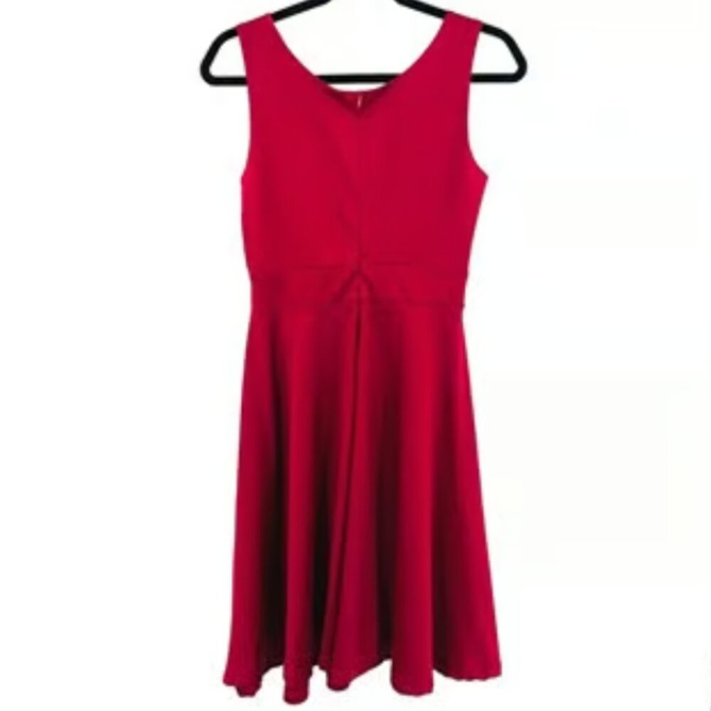 Grace Karin New A-line Dress Vneck Red Sleeveless Cocktail Dress Breathable LRG